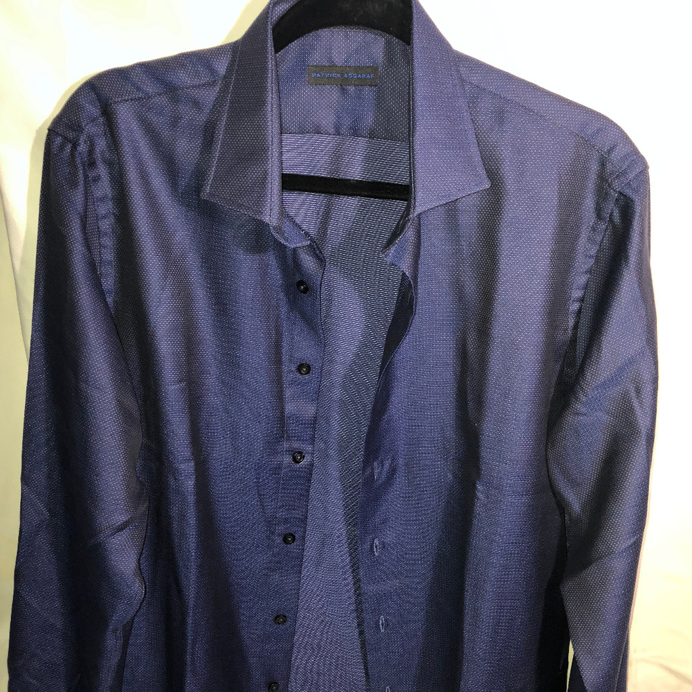 Patrick Assaraf Mens Dress Shirt